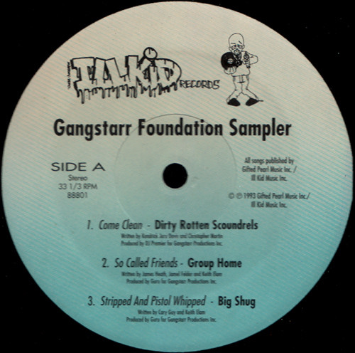 Gang Starr Foundation – Gangstarr Foundation Sampler (1993, Vinyl 