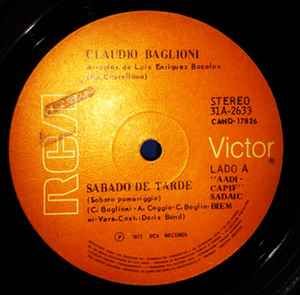 Claudio Baglioni – Sabato Pomeriggio (1975, Vinyl) - Discogs