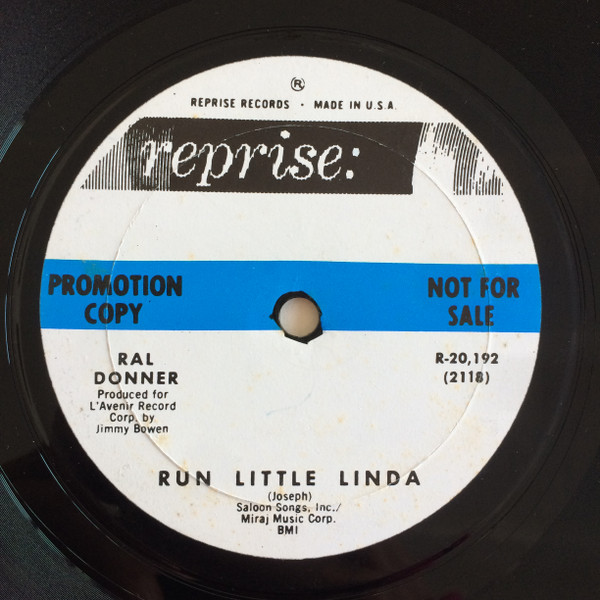 télécharger l'album Ral Donner - Run Little Linda