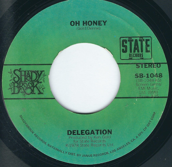 Delegation – Oh Honey / Let Me Take You To The Sun