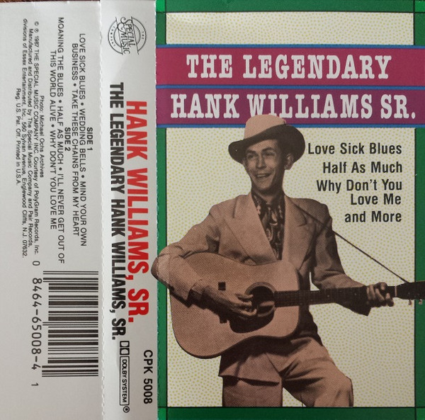 ladda ner album Hank Williams, Sr - The Legendary Hank Williams Sr
