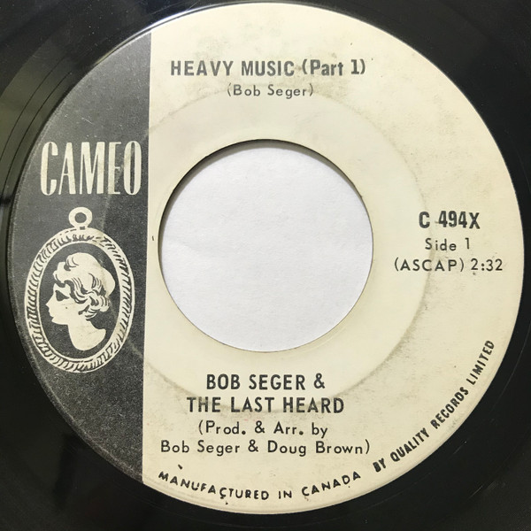 Bob Seger And The Last Heard – Heavy Music (1967, Vinyl) - Discogs