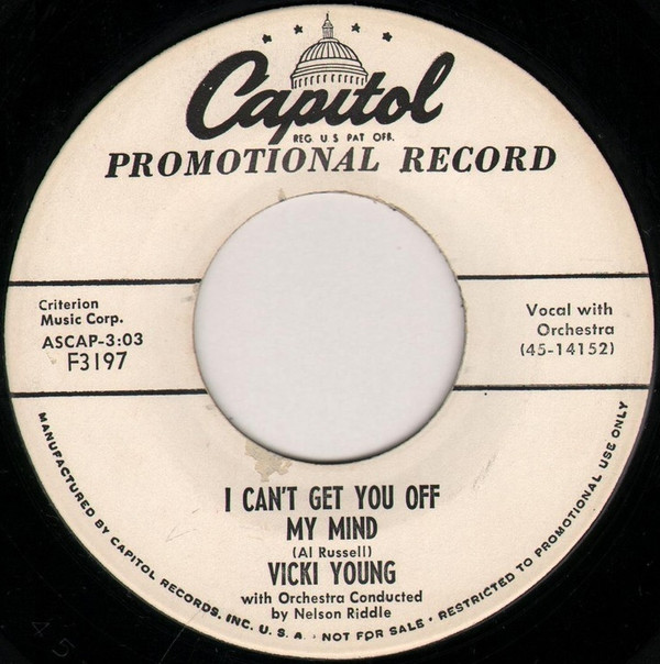 baixar álbum Vicki Young - Put Your Arm Around Me I Cant Get You Off My Mind
