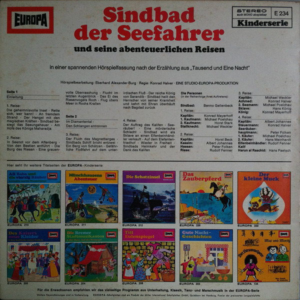 descargar álbum Various - Sindbad Der Seefahrer