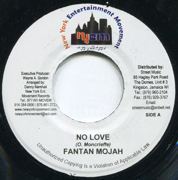 descargar álbum Fantan Mojah - No Love