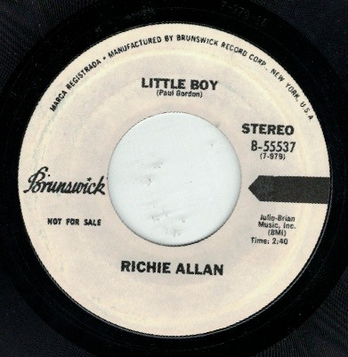 télécharger l'album Richie Allan - Little Boy