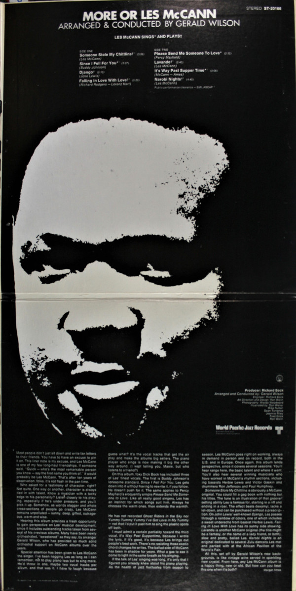 Les McCann - More Or Les McCann | World Pacific Jazz (ST-20166) - 2