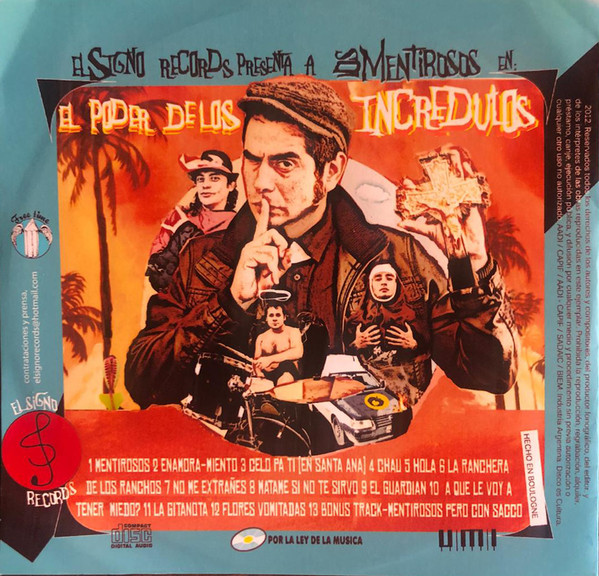 Los Mentirosos – El Poder De Los Incrédulos (2012, Cardboard Sleeve, CD) -  Discogs