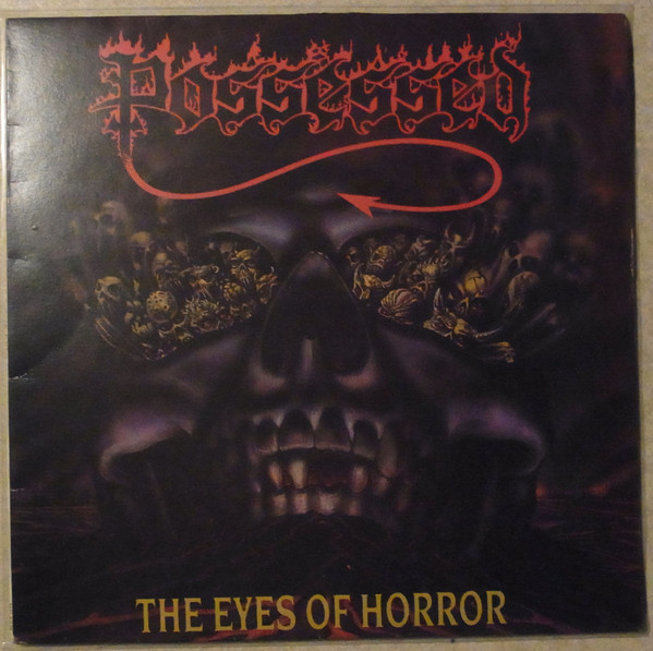 POSSESSED The Eyes Of Horror - Vintage vinyl album cover Stock Photo - Alamy