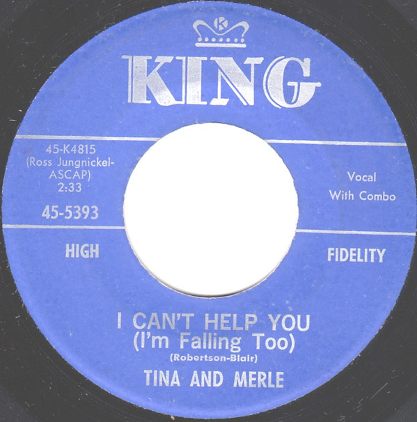 descargar álbum Tina And Merle - I Cant Help You Im Falling Too
