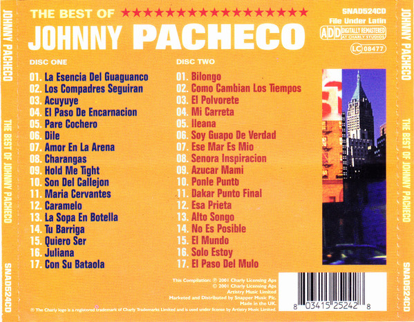 descargar álbum Johnny Pacheco - The Best Of