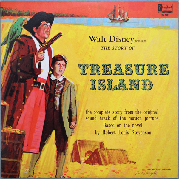 Disney Story of Treasure Island 1964 Vinyl LP Record Album # 1251