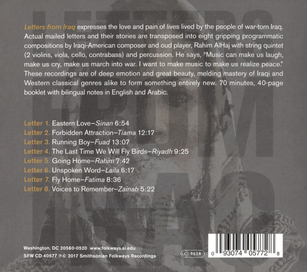 lataa albumi Rahim AlHaj Oud And String Quartet - Letters From Iraq