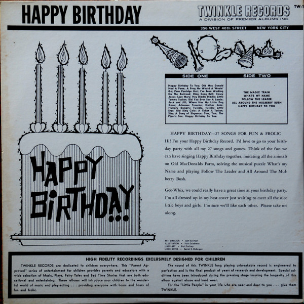 lataa albumi Various - Happy Birthday 27 Songs For Fun And Frolic