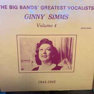 Ginny Simms - The Big Bands' Greatest Vocalists Volume 4 album cover
