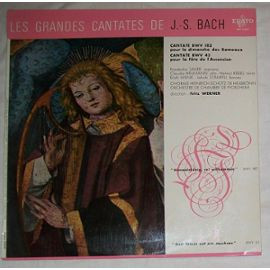 lataa albumi JS Bach Friederike Sailer, Claudia Hellmann, Helmut Krebs, Erich Wenk, Jakob Stämpfli, Chorale Heinrich Schütz De Heilbronn, Orchestre De Chambre De Pforzheim, Fritz Werner - Les Grandes Cantates De J S Bach Cantate BWV 182 Cantate BWV 43