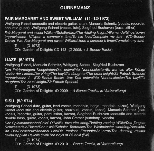 Album herunterladen Gurnemanz - Fair Margaret And Sweet William