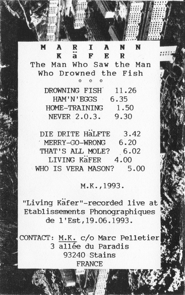 Album herunterladen Mariann Käfer - The Man Who Saw The Man Who Drowned The Fish