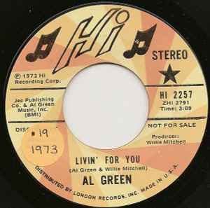 Al Green - Livin' For You album cover