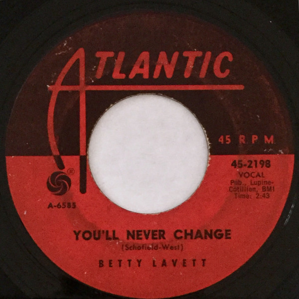 télécharger l'album Betty Lavett - Youll Never Change Here I Am