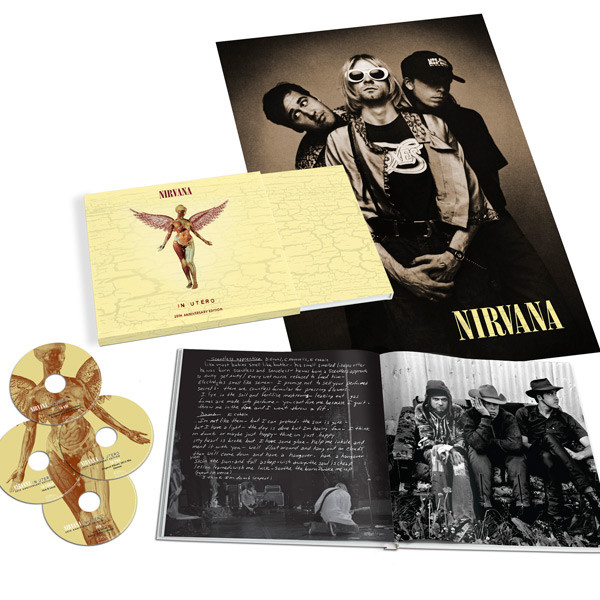 Nirvana In Utero CD 1993 DGC DGCD-24607 NO BARCODE Dave Grohl, Kurt Cobain