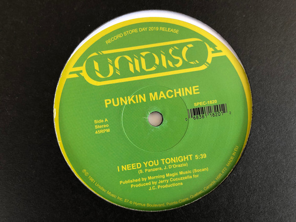 Punkin Machine / Suzy Q  I Need You Tonight / Tonight – Serendeepity