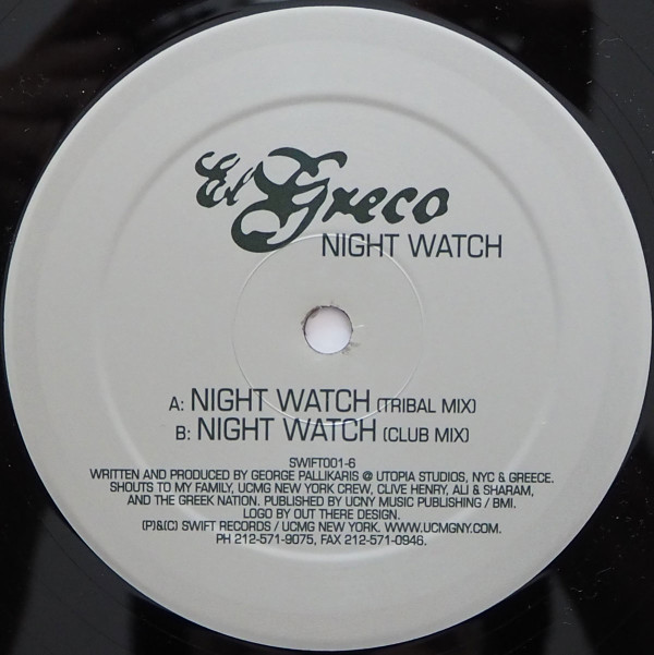 télécharger l'album El Greco - Night Watch