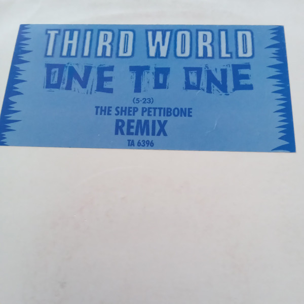 Third World – One To One (1985, Vinyl) - Discogs