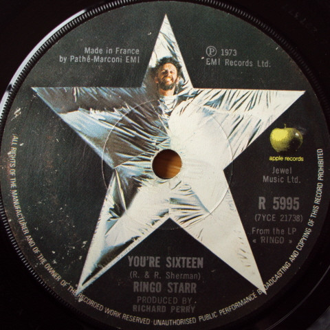 Ringo Starr – You're Sixteen (1974, French Pressing, Vinyl) - Discogs