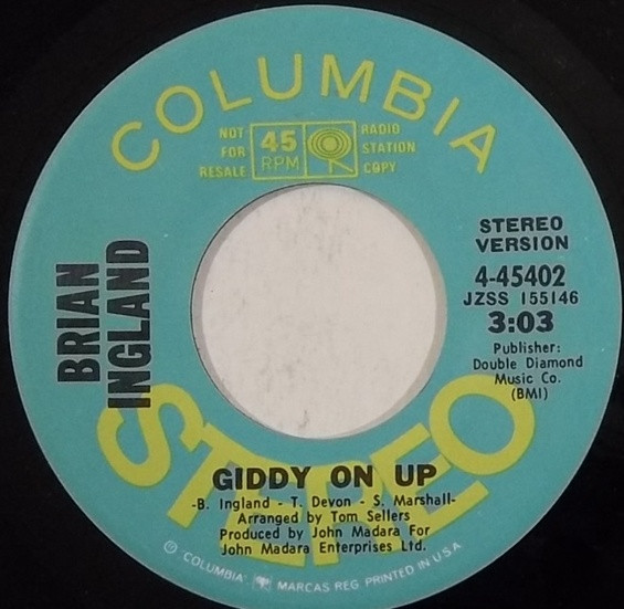 lataa albumi Brian Ingland - Giddy On Up