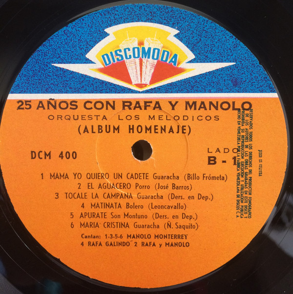 ladda ner album Los Melódicos - 25 Años Con Rafa Y Manolo Album Homenaje Vol 1 Vol 2