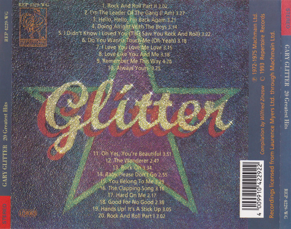 lataa albumi Gary Glitter - 20 Greatest Hits