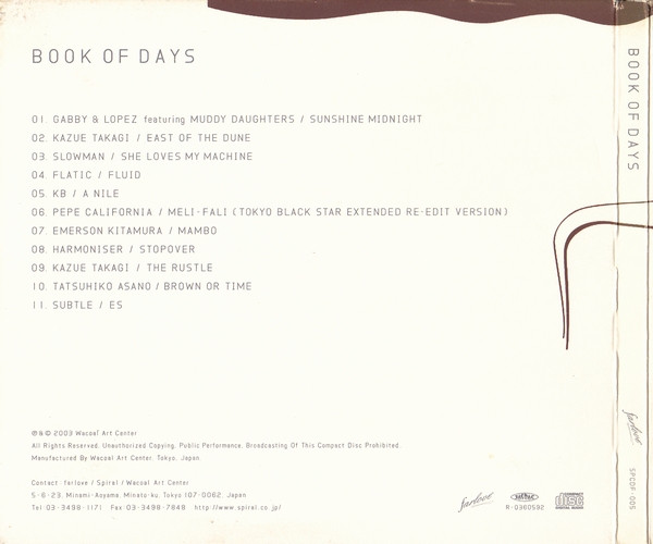 télécharger l'album Various - Book Of Days