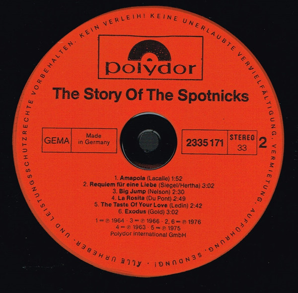 descargar álbum The Spotnicks - The Story Of The Spotnicks
