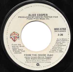 Alice Cooper (2) - From The Inside (Edit) album cover