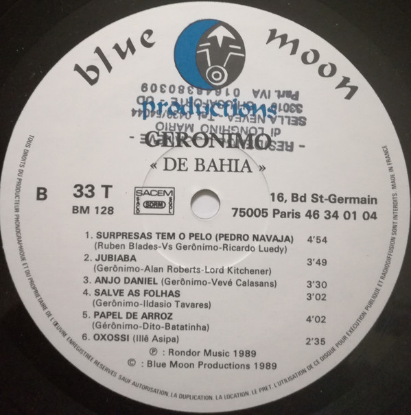 last ned album Gerônimo - De Bahia