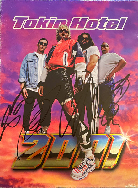 Tokio Hotel – 2001 (2022, Signed, T-Shirt, Poster, Stickersheet, 5 