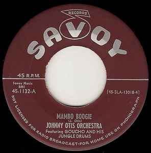 Johnny Otis And His Orchestra - Mambo Boogie / Mambo Blues album cover