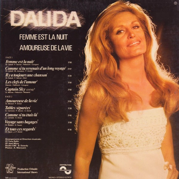 lataa albumi Dalida - Amoureuse De La Vie