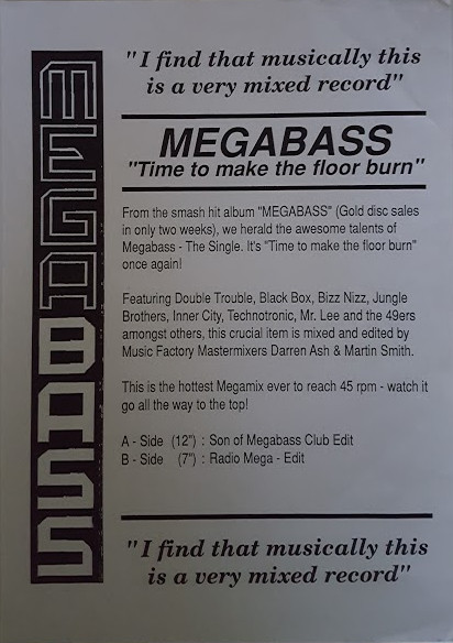 Megabass The Mastermixers Time To Make The Floor Burn Get