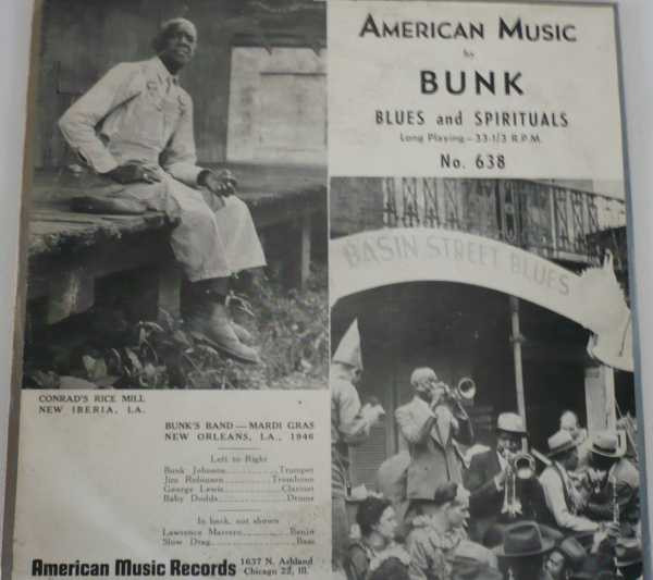 Bunk Johnson – Bunk Plays The Blues And Spirituals (1951, Red 