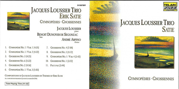 Jacques Loussier Trio - Satie: Gymnopédies • Gnossiennes | Telarc Jazz (515578Y) - 8