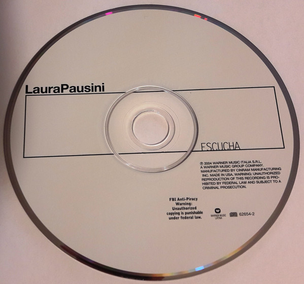 Laura Pausini – Escucha (2004, CD) - Discogs