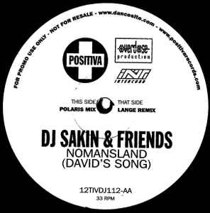 DJ Sakin & Friends - Nomansland (David's Song) album cover