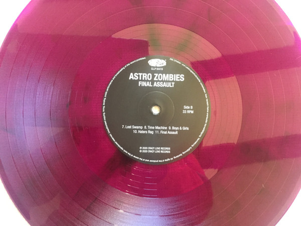 The Astro Zombies – Final Assault (2020, Violet, Vinyl) - Discogs