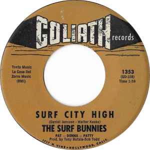The Surf Bunnies - Surf City High album cover