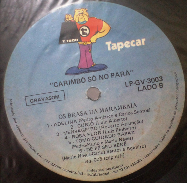 télécharger l'album Os Brasas Da Marambaia - Carimbó Só no Pará