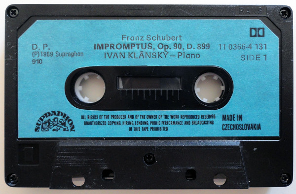 Album herunterladen Schubert, Ivan Klánský - Impromptus D 899 935