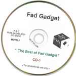 Cover of The Best Of Fad Gadget, 2001, CDr