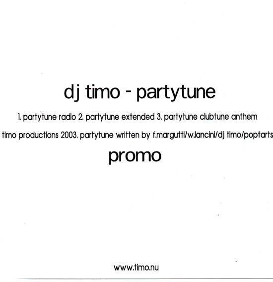 baixar álbum DJ Timo - Partytune